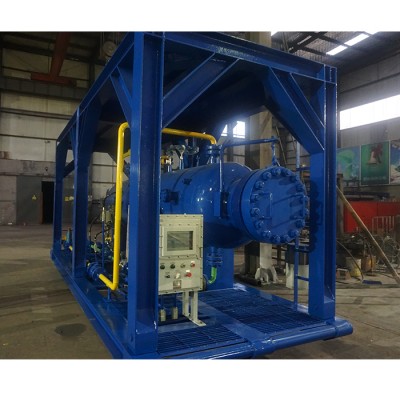 Trailer mounted or skid mounted three phase separator with ASME U stamp