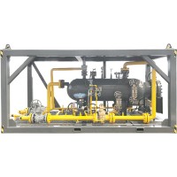 Oilfield high pressure gas well testing 3 phase separator gas liquid