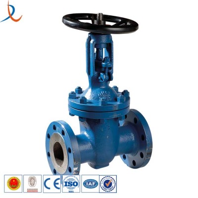 Handweel operated hydraulic knife gate valve / 6 inch gate valve