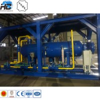 Oil and natural gas well testing equipment three phase filter separator / filter vessel with different dimensions