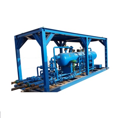 NACE spec petroleum equipment 3 phase test separator with skid or trailer