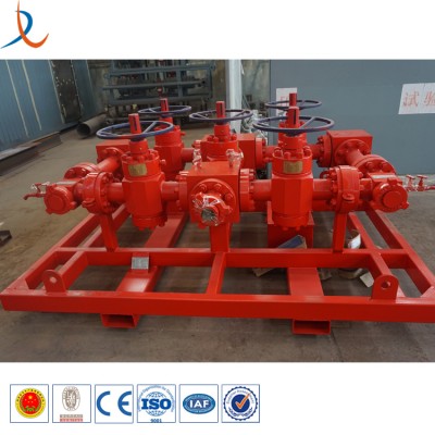 API 6A oilfield well testing oil and gas choke manifold assembly